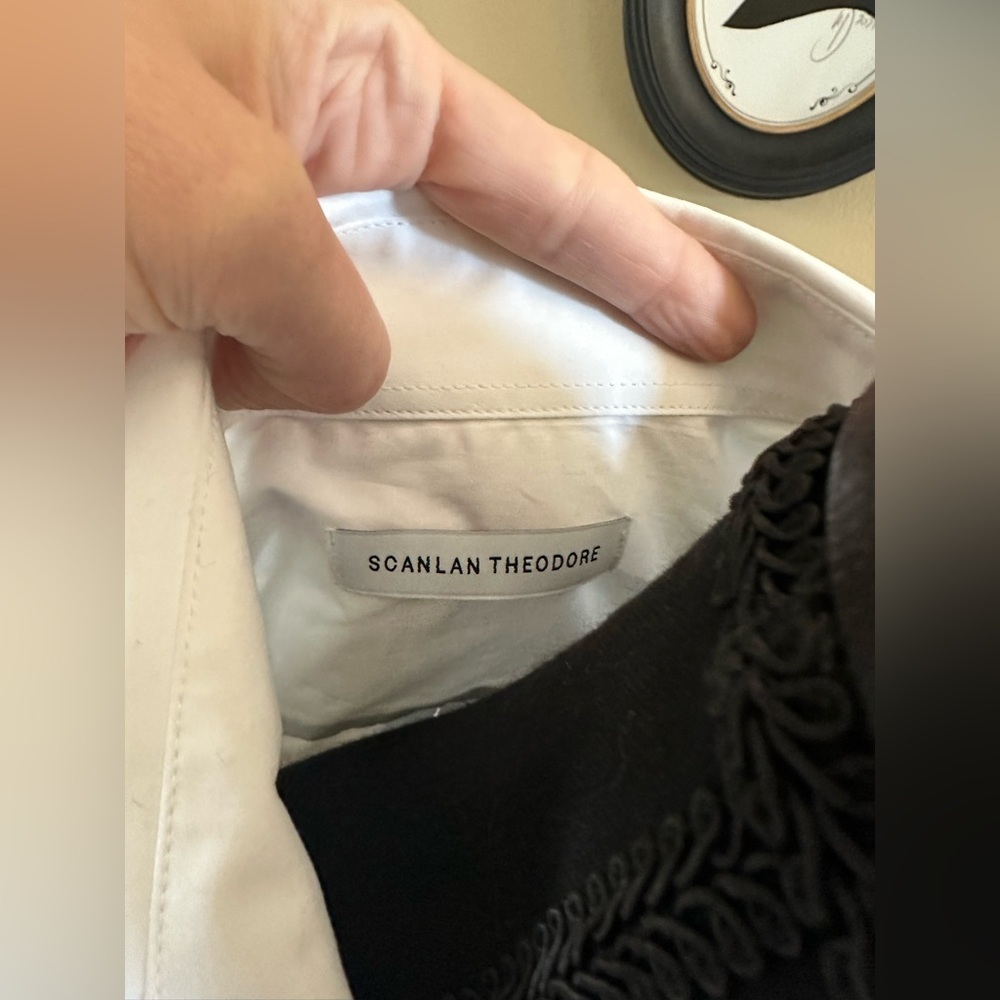 Scanlan Theodore Tuxedo Ruffle Button-Up Shirt Wi… - image 5